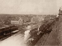 Glavni kolodvor, oko 1900. godine B